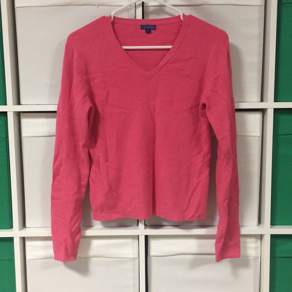 J. McLaughlin pink sweater, size small